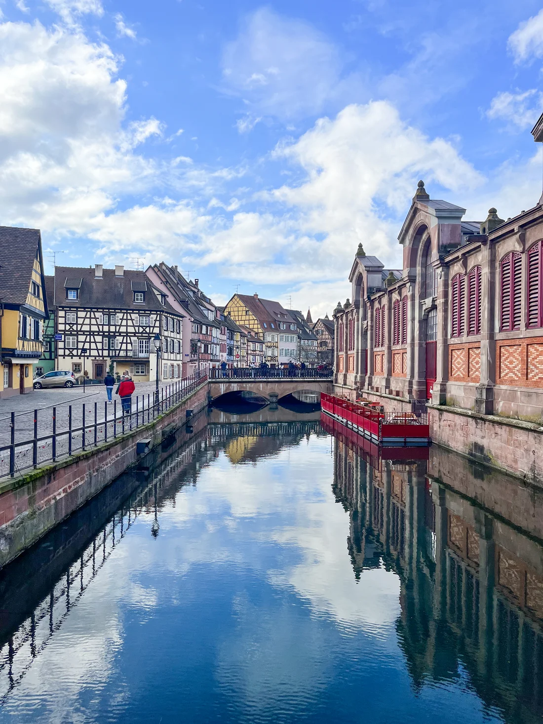 View of canal in Strasbourg.